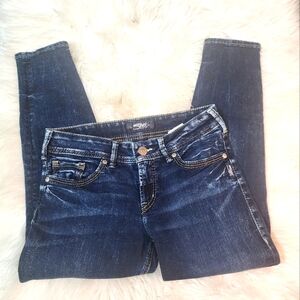 Silver Jeans Womens Jeans Suki Skinny Crop Size 30/25L